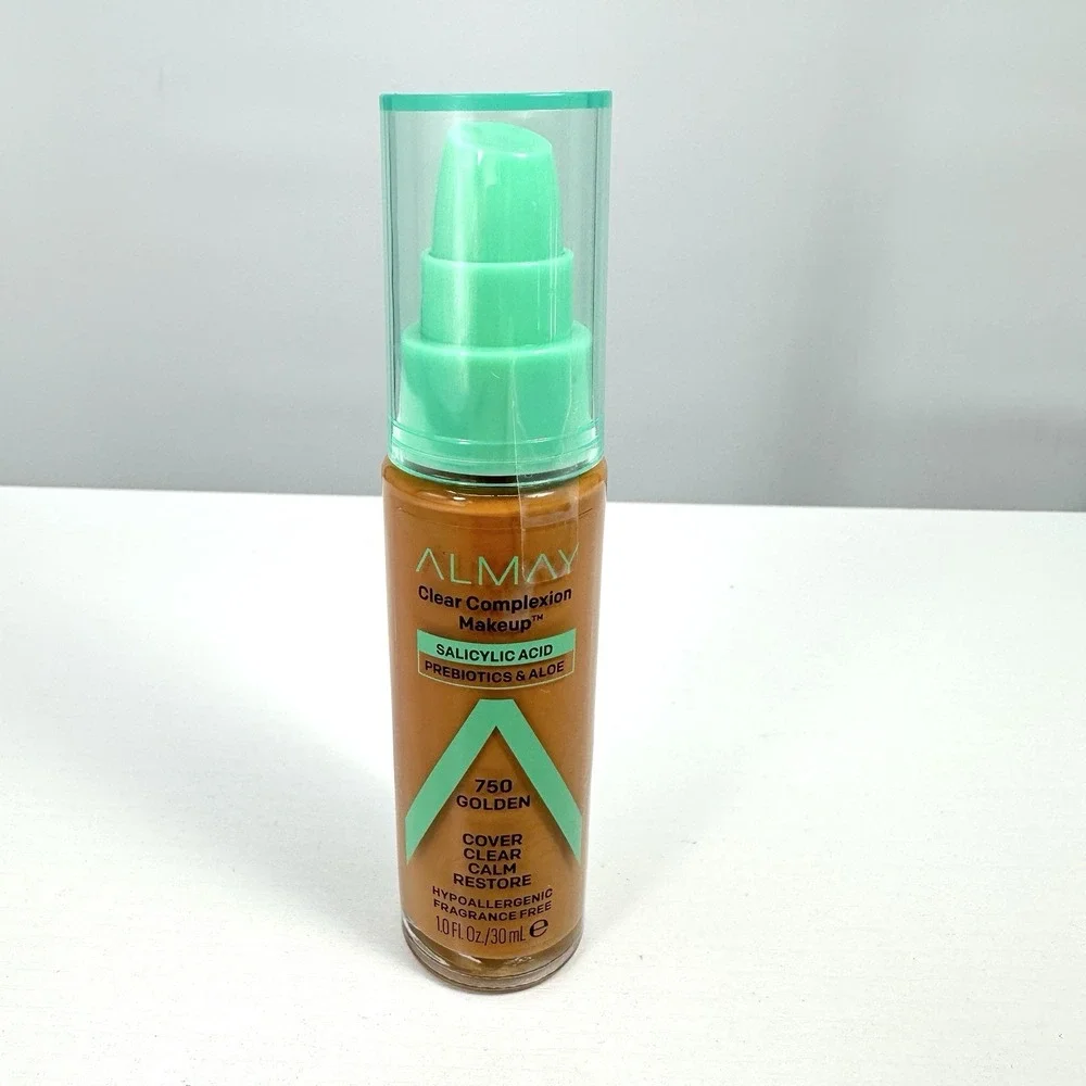 Almay Clear Complexion Makeup Salicylic Acid Probiotics & Aloe #750 Golden